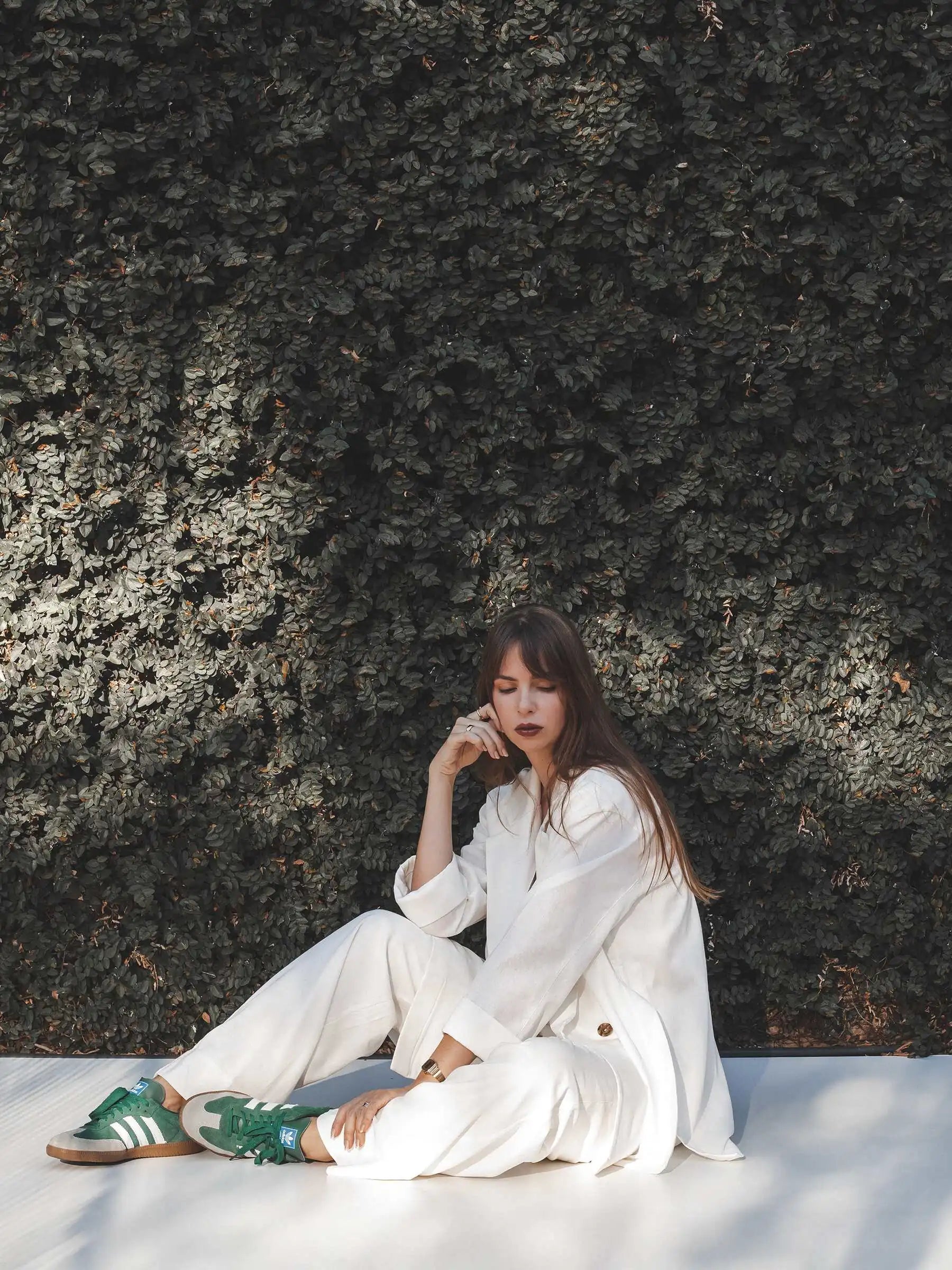 Blazer Alfaiataria Sândalo de Linho e Viscose FSC™ Branco Off White. Compre online moda sustentável e atemporal na Minimadeia, marca slow fashion de roupas femininas. Foto produto 24