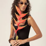 Regata Dupla Orquídea de Viscose FSC™ Preta Essencial 365. Compre online moda sustentável e atemporal na Minimadeia, marca slow fashion de roupas femininas. Foto produto MAR26 02