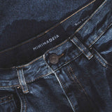 Calça Jeans Reta Araçá Azul Escuro Eco Denim™. Compre online moda sustentável e atemporal na Minimadeia, marca slow fashion de roupas femininas sustentáveis. Foto produto MAI25 10