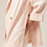 Blazer Alfaiataria Sândalo de Linho e Viscose FSC™ Rosa Claro. Compre online moda sustentável e atemporal na Minimadeia, marca slow fashion de roupas femininas. Foto produto MAR26 07