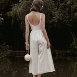 Calça Pantacourt Ipê em Algodão BCI™ Branca Off White. Compre online moda sustentável e atemporal na Minimadeia, marca slow fashion de roupas femininas. Foto produto SET26 04