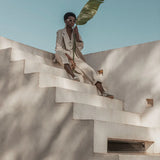 Confira o look com Blazer Sândalo, Colete Calêndula & Calça Petúnia da Minimadeia. Look 180826 01B